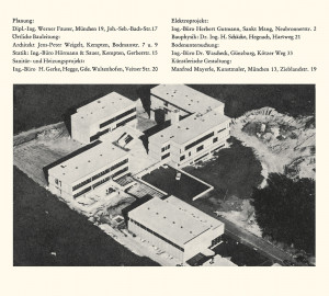 Broschüre 1969, Projektblatt